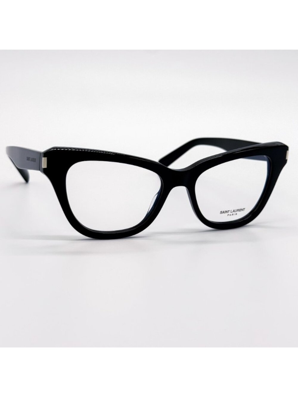 NEW SAINT LAURENT EYEGLASSES SL472 001 WOMEN CAT EYE BLACK EYEWEAR - Picture 5 of 8